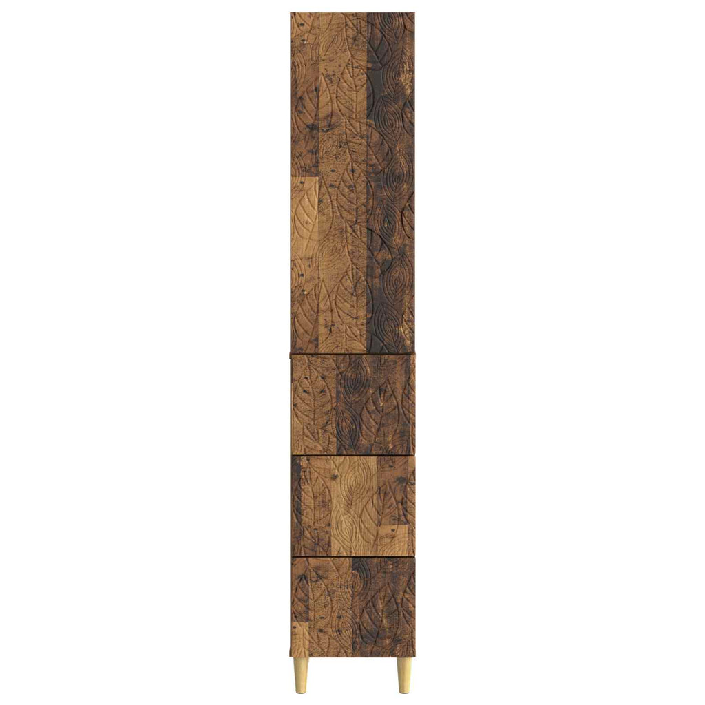 Schrankset 2 pcs Altholz 33 x 34,5 x 90 cm Holzwerkstoff