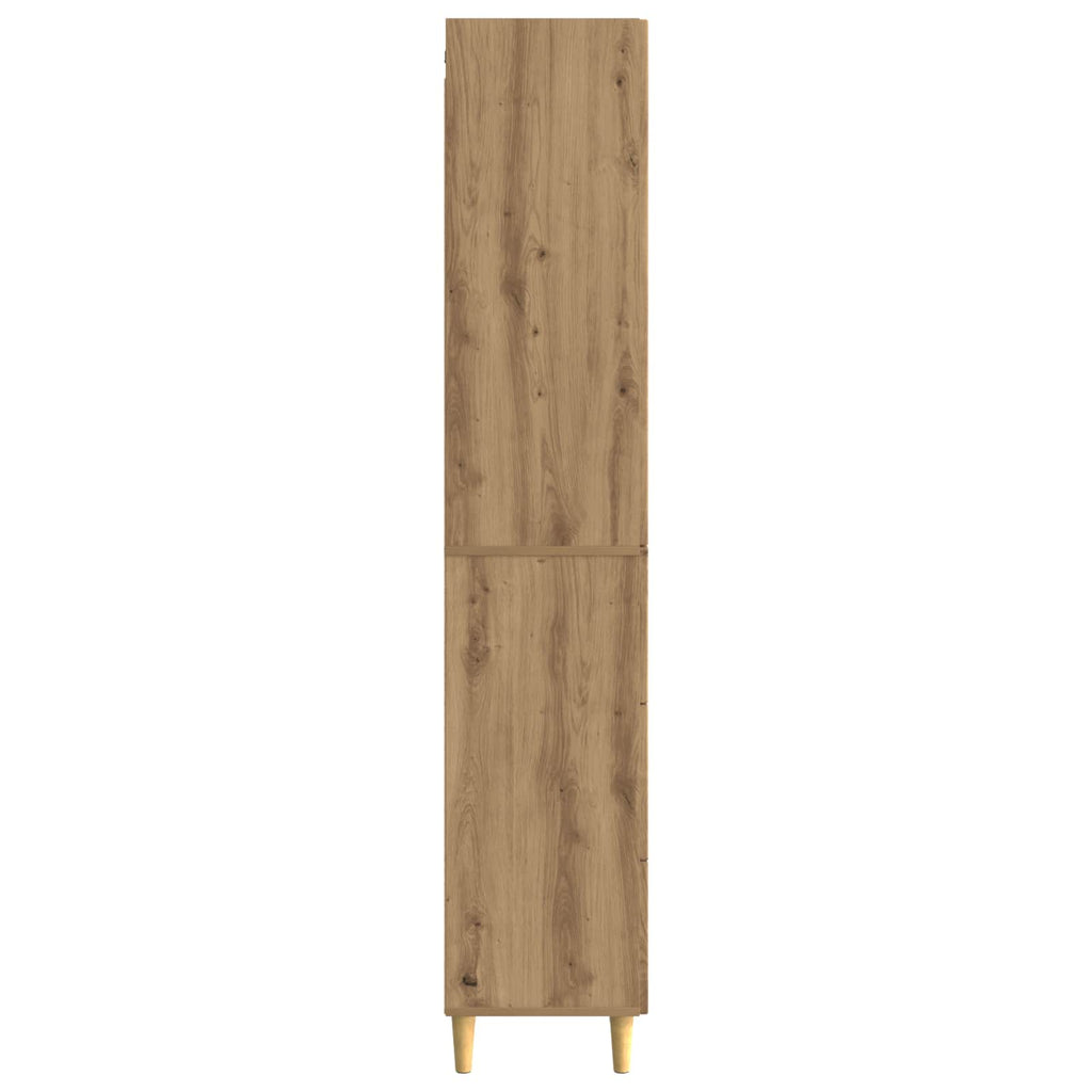 Schrankset 2 pcs Artisan-Eiche 33 x 34,5 x 90 cm Holzwerkstoff