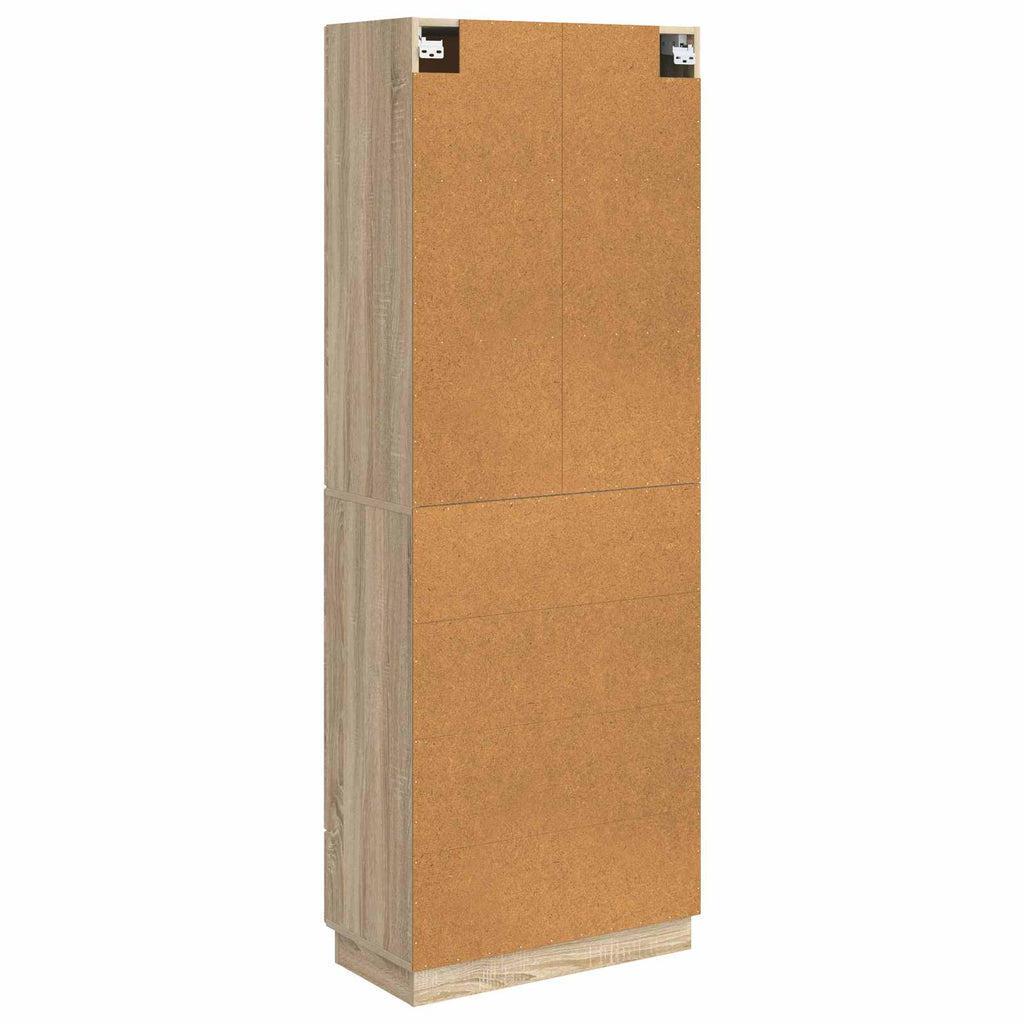 Schrankset 2 pcs Sonoma-Eiche 66 x 34,5 x 87 cm Holzwerkstoff