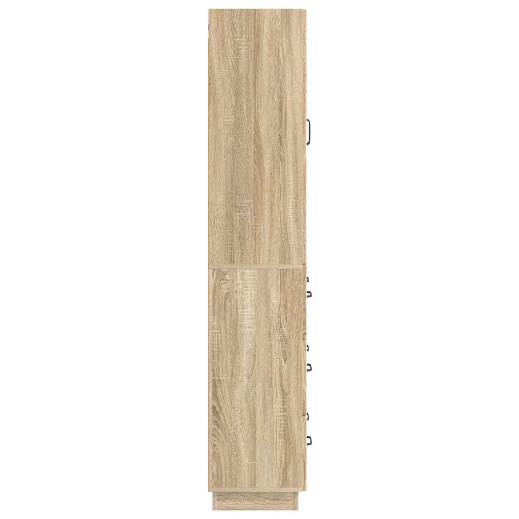 Schrankset 2 pcs Sonoma-Eiche 66 x 34,5 x 87 cm Holzwerkstoff