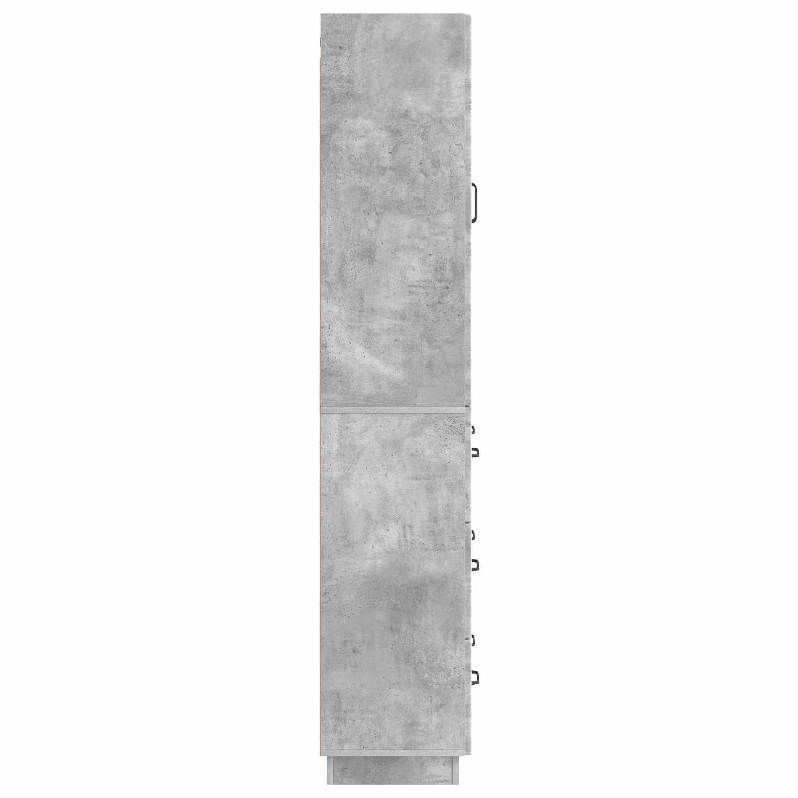 Schrankset 2 pcs Betongrau 66 x 34,5 x 87 cm Holzwerkstoff