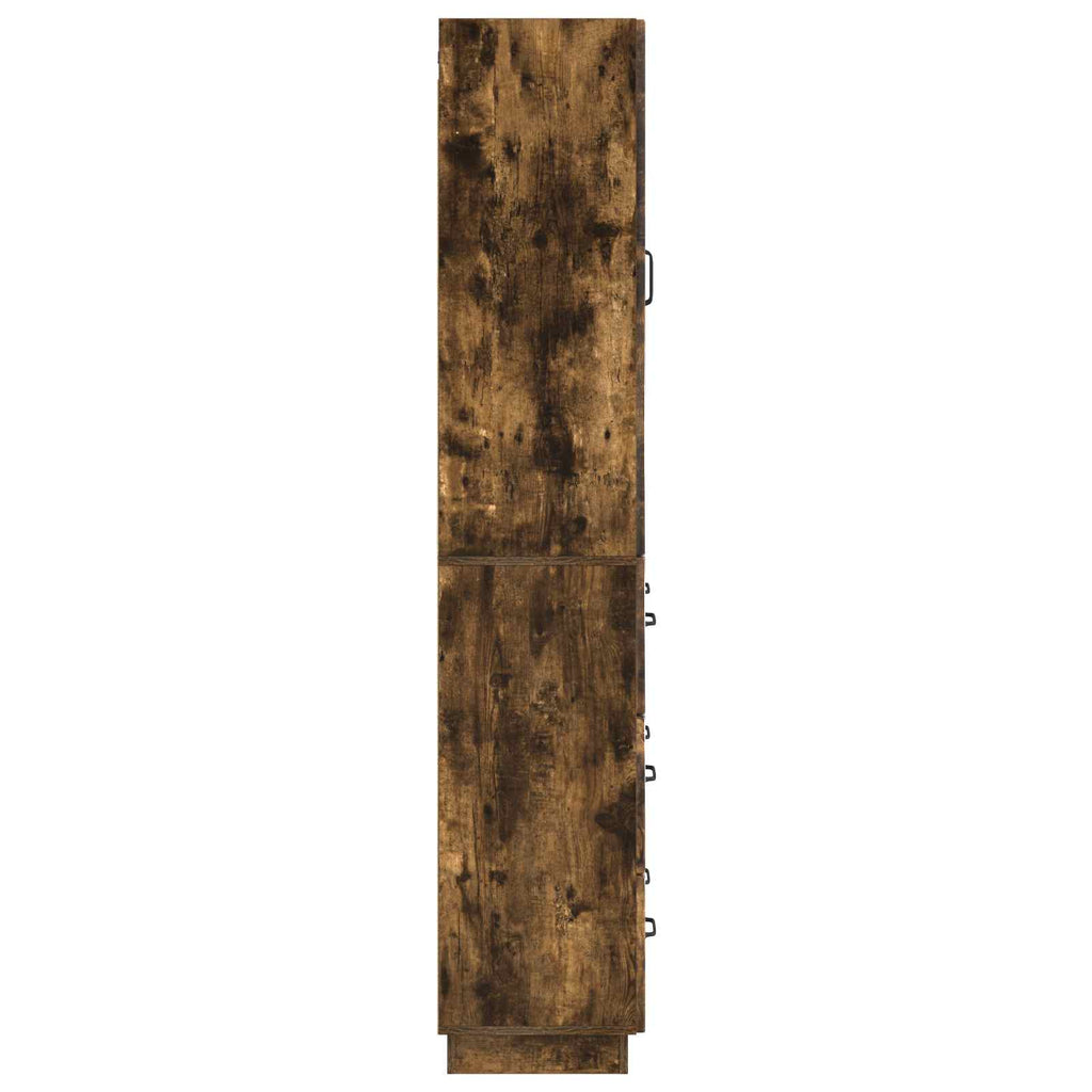Schrankset 2 pcs Geräucherte Eiche 66 x 34,5 x 87 cm