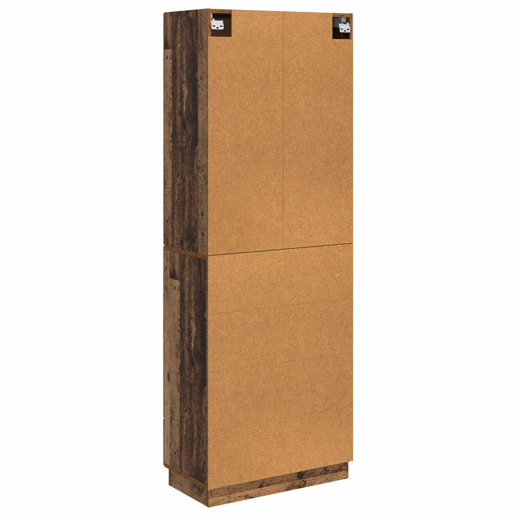 Schrankset 2 pcs Altholz 66 x 34,5 x 87 cm Holzwerkstoff