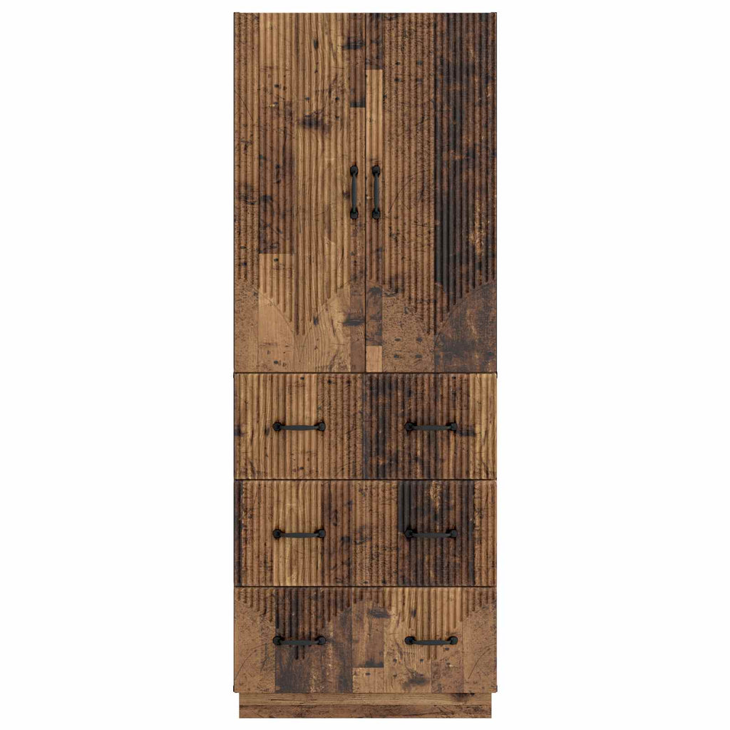 Schrankset 2 pcs Altholz 66 x 34,5 x 87 cm Holzwerkstoff