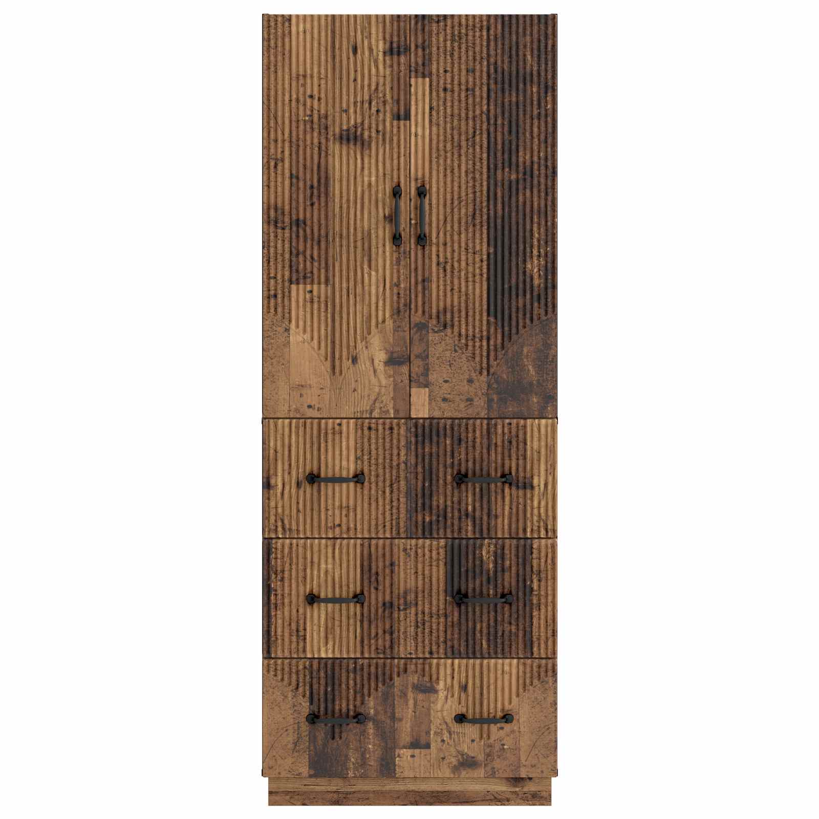Schrankset 2 pcs Altholz 66 x 34,5 x 87 cm Holzwerkstoff