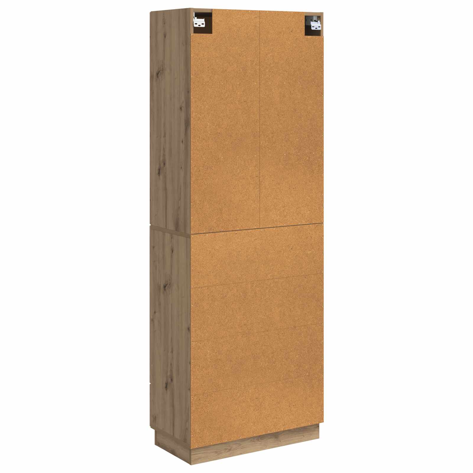 Schrankset 2 pcs Artisan-Eiche 66 x 34,5 x 87 cm Holzwerkstoff