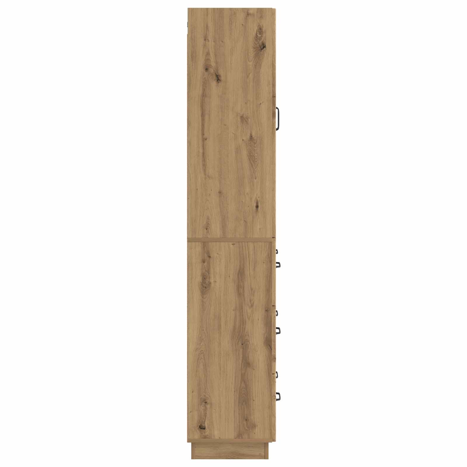 Schrankset 2 pcs Artisan-Eiche 66 x 34,5 x 87 cm Holzwerkstoff