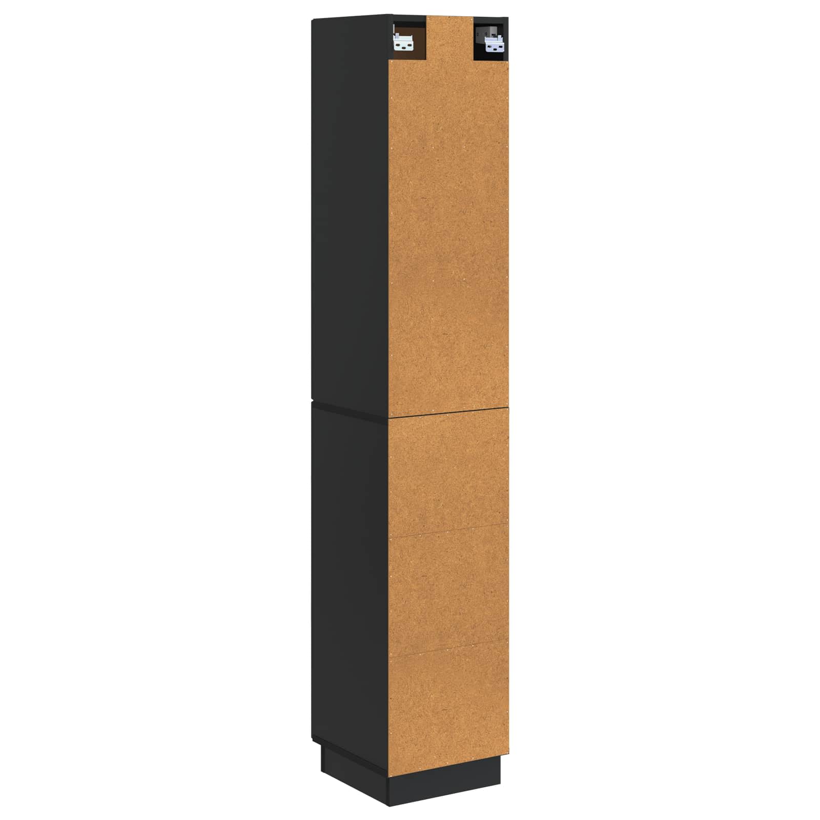 Schrankset 2 pcs Schwarz 33 x 34,5 x 87 cm Holzwerkstoff