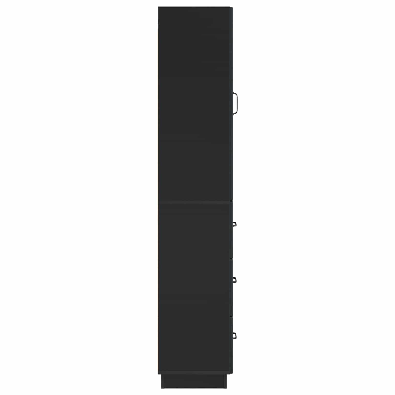 Schrankset 2 pcs Schwarz 33 x 34,5 x 87 cm Holzwerkstoff