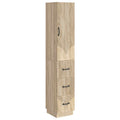 Schrankset 2 pcs Sonoma-Eiche 33 x 34,5 x 87 cm Holzwerkstoff