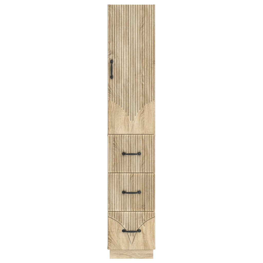 Schrankset 2 pcs Sonoma-Eiche 33 x 34,5 x 87 cm Holzwerkstoff