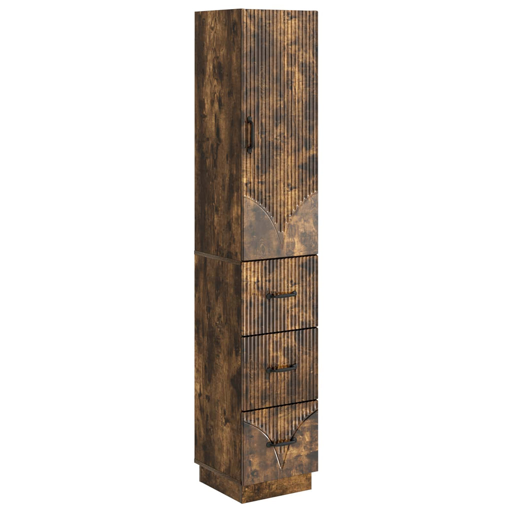 Schrankset 2 pcs Geräucherte Eiche 33 x 34,5 x 87 cm