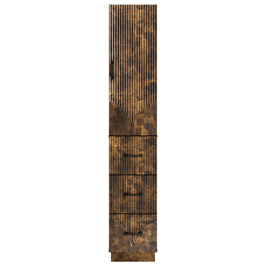 Schrankset 2 pcs Geräucherte Eiche 33 x 34,5 x 87 cm