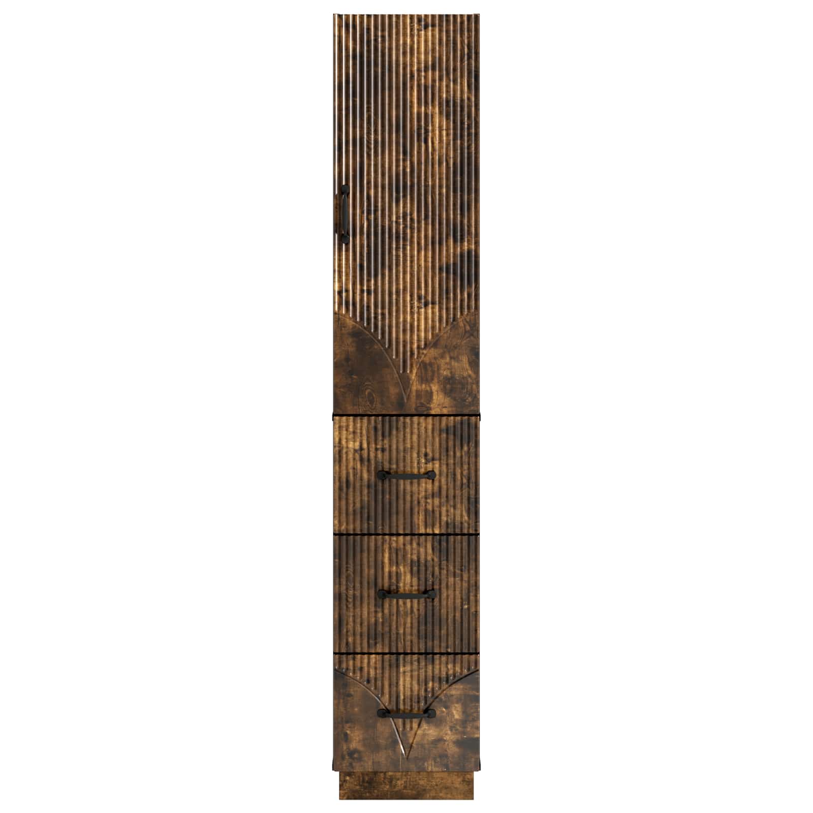 Schrankset 2 pcs Geräucherte Eiche 33 x 34,5 x 87 cm