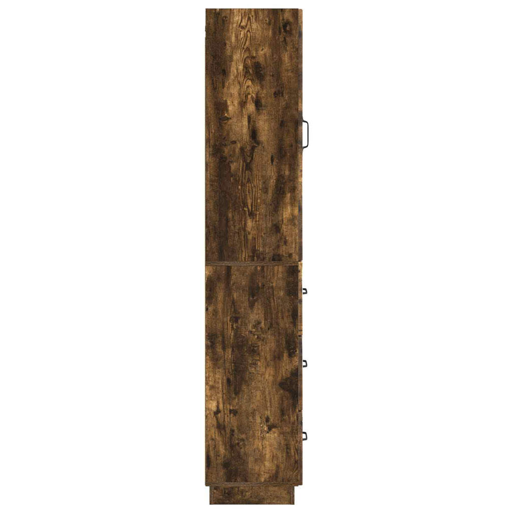 Schrankset 2 pcs Geräucherte Eiche 33 x 34,5 x 87 cm