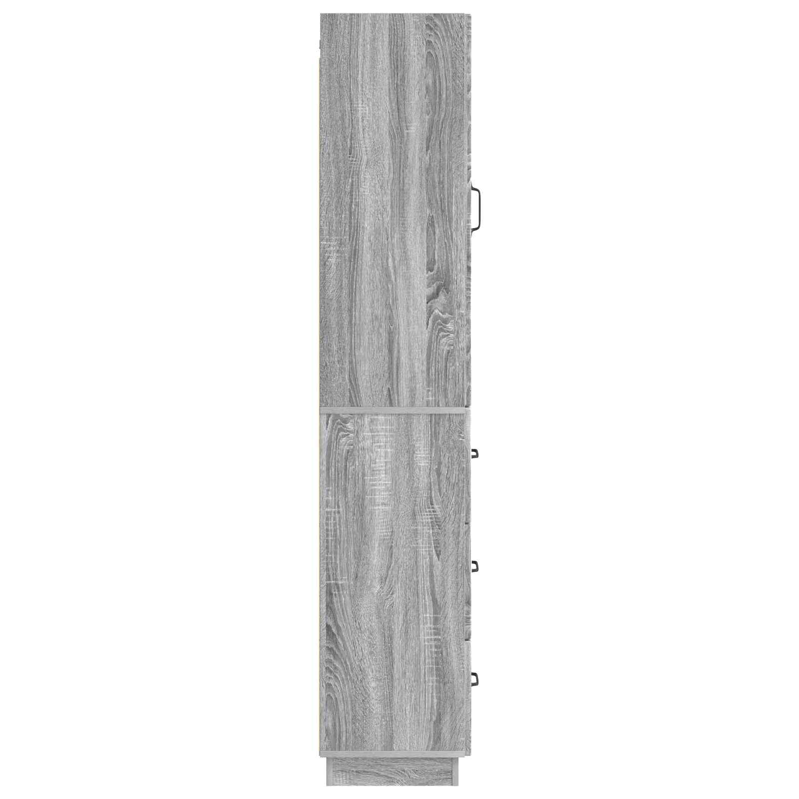 Schrankset 2 pcs Grau Sonoma 33 x 34,5 x 87 cm Holzwerkstoff