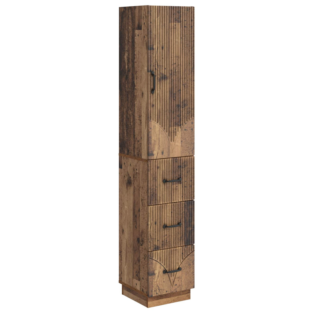 Schrankset 2 pcs Altholz 33 x 34,5 x 87 cm Holzwerkstoff