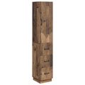 Schrankset 2 pcs Altholz 33 x 34,5 x 87 cm Holzwerkstoff
