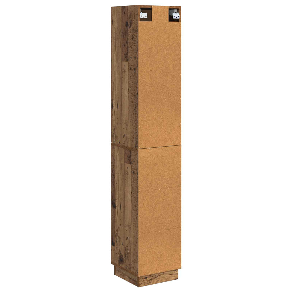 Schrankset 2 pcs Altholz 33 x 34,5 x 87 cm Holzwerkstoff
