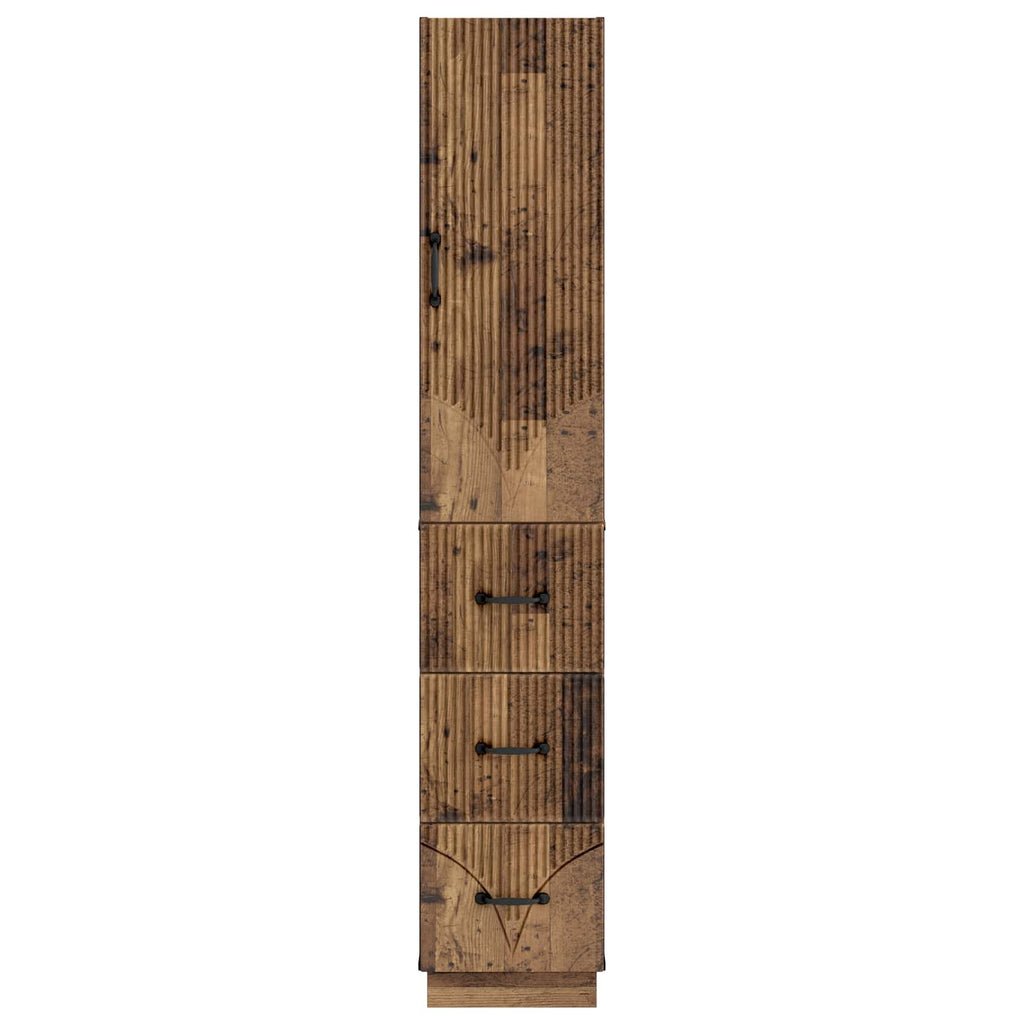 Schrankset 2 pcs Altholz 33 x 34,5 x 87 cm Holzwerkstoff