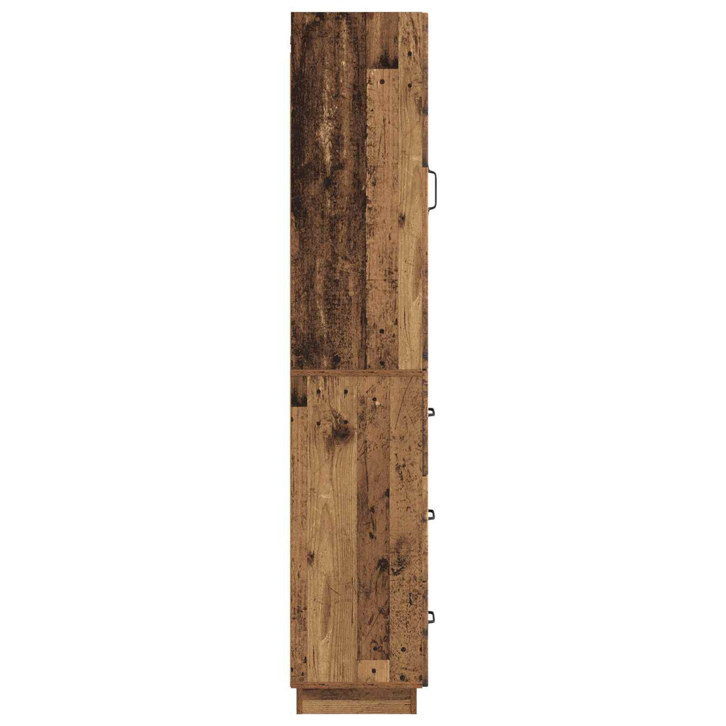 Schrankset 2 pcs Altholz 33 x 34,5 x 87 cm Holzwerkstoff