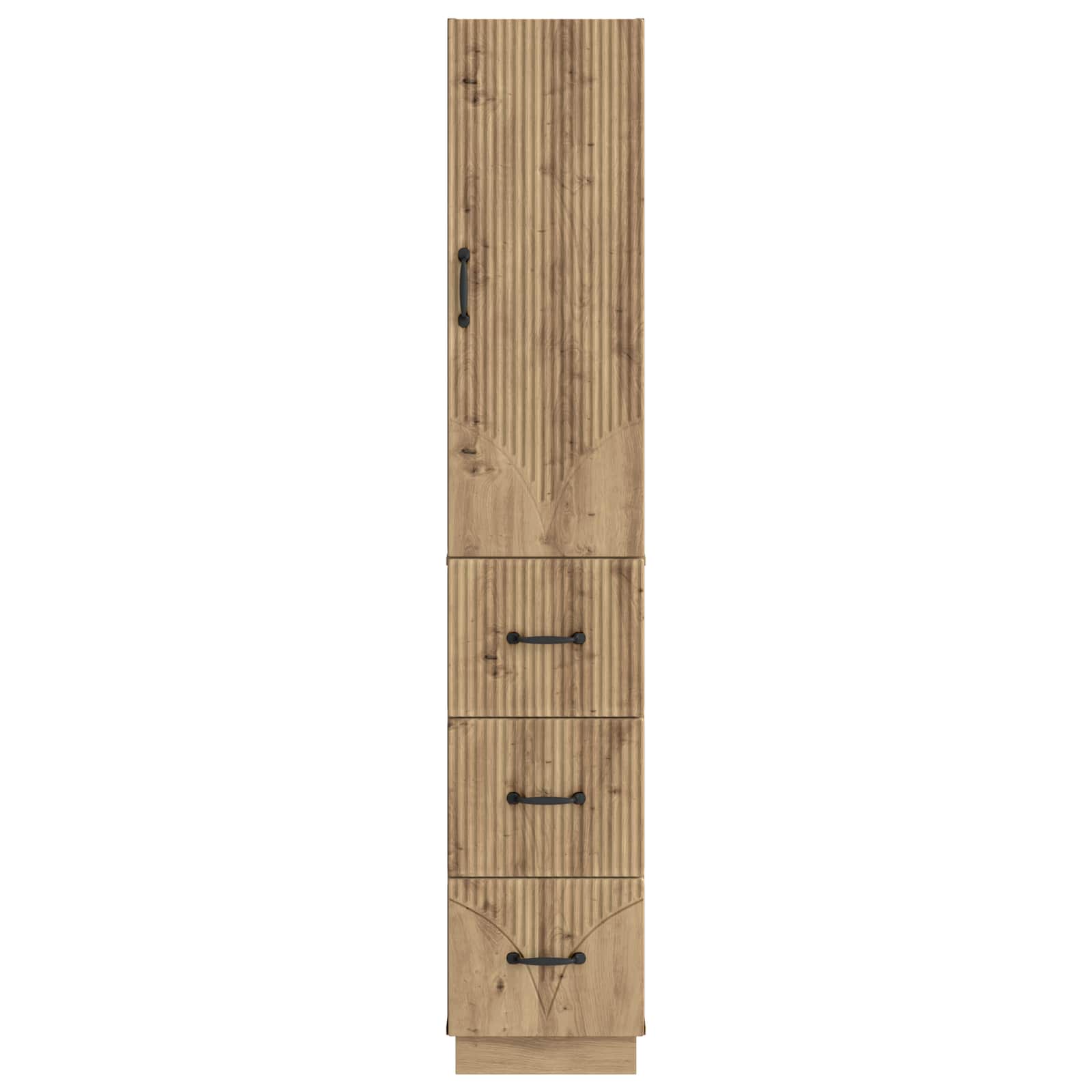 Schrankset 2 pcs Artisan-Eiche 33 x 34,5 x 87 cm Holzwerkstoff