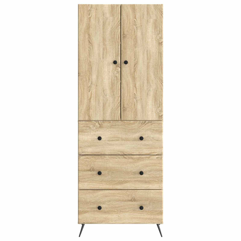 Schrankset 2 pcs Sonoma-Eiche 66 x 34,5 x 90 cm Holzwerkstoff