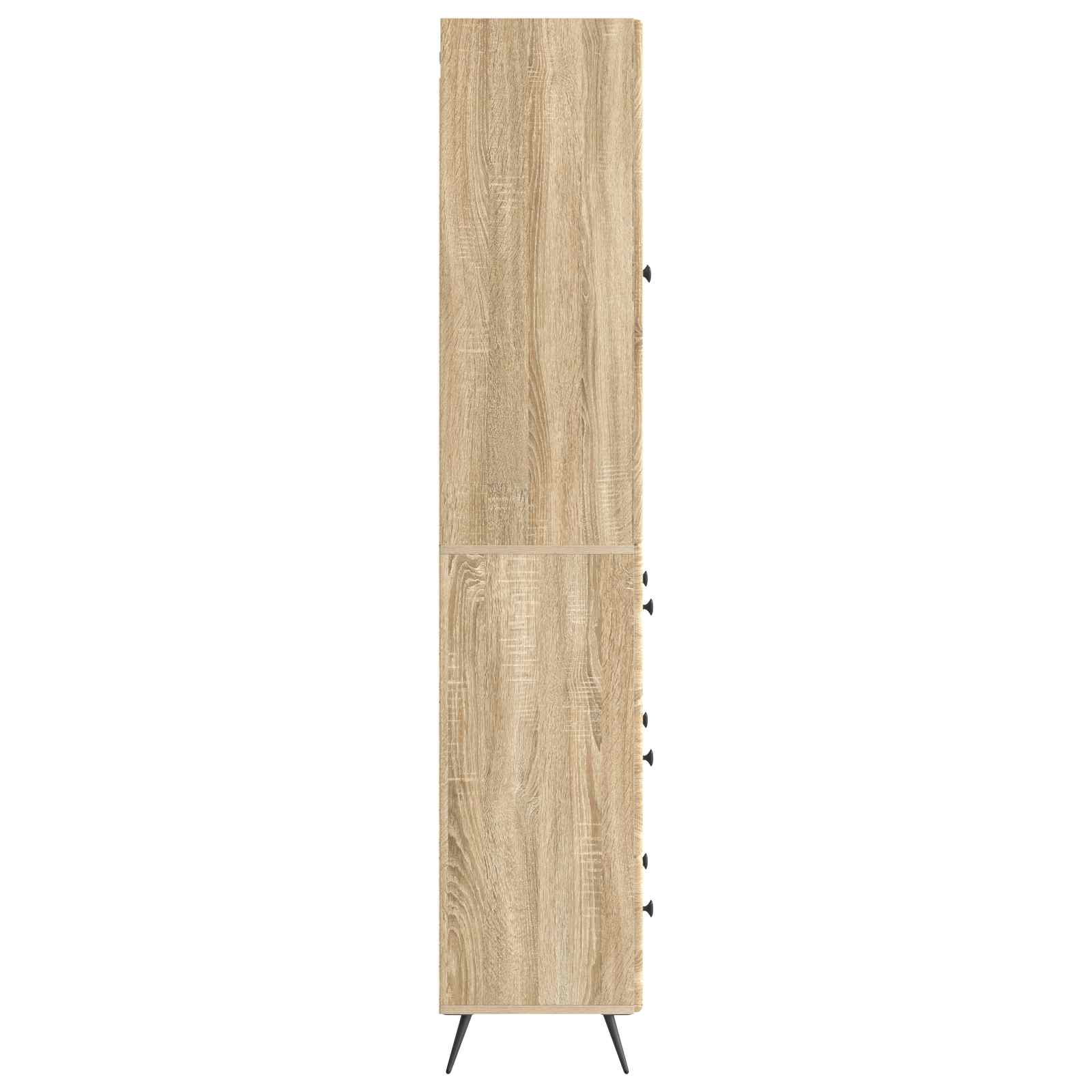 Schrankset 2 pcs Sonoma-Eiche 66 x 34,5 x 90 cm Holzwerkstoff