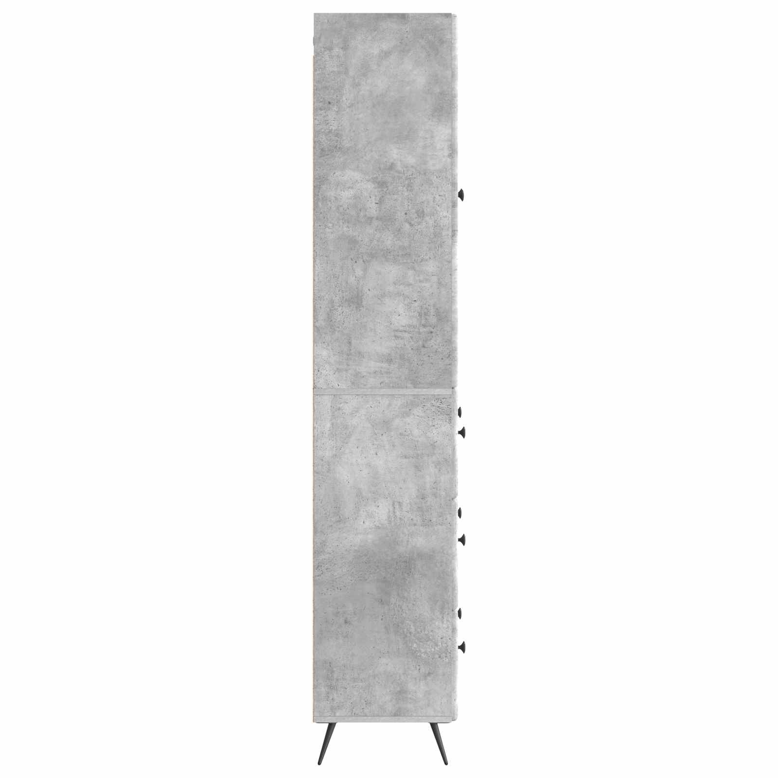 Schrankset 2 pcs Betongrau 66 x 34,5 x 90 cm Holzwerkstoff