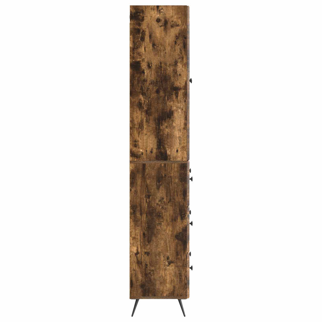 Schrankset 2 pcs Geräucherte Eiche 66 x 34,5 x 90 cm