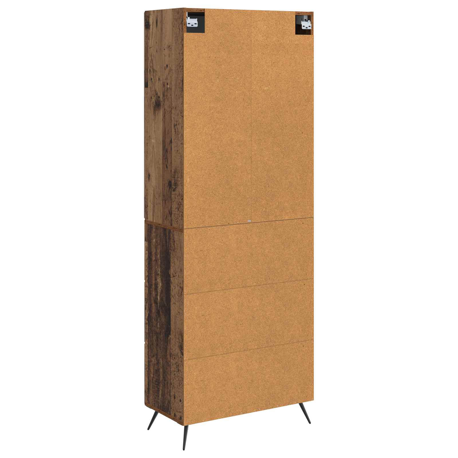 Schrankset 2 pcs Altholz 66 x 34,5 x 90 cm Holzwerkstoff