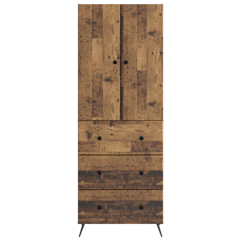 Schrankset 2 pcs Altholz 66 x 34,5 x 90 cm Holzwerkstoff