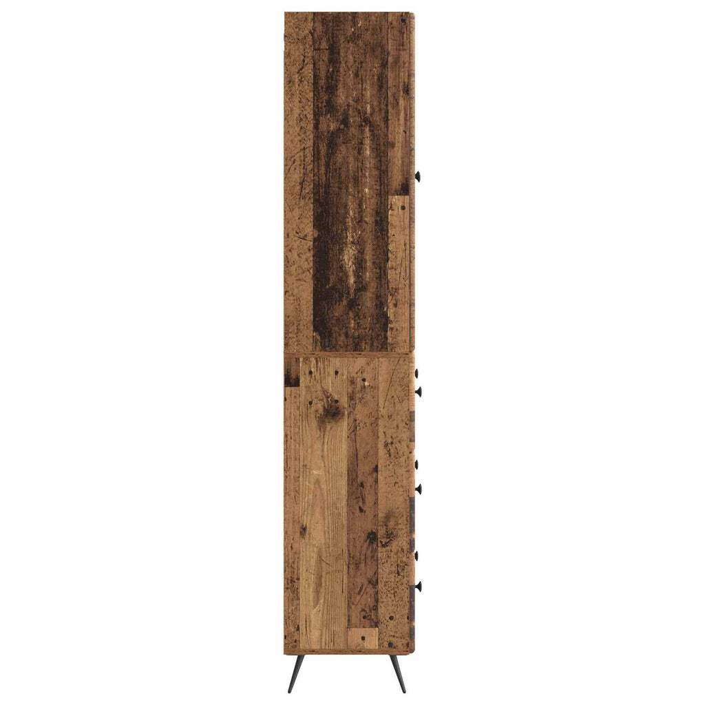 Schrankset 2 pcs Altholz 66 x 34,5 x 90 cm Holzwerkstoff