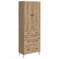 Schrankset 2 pcs Artisan-Eiche 66 x 34,5 x 90 cm Holzwerkstoff