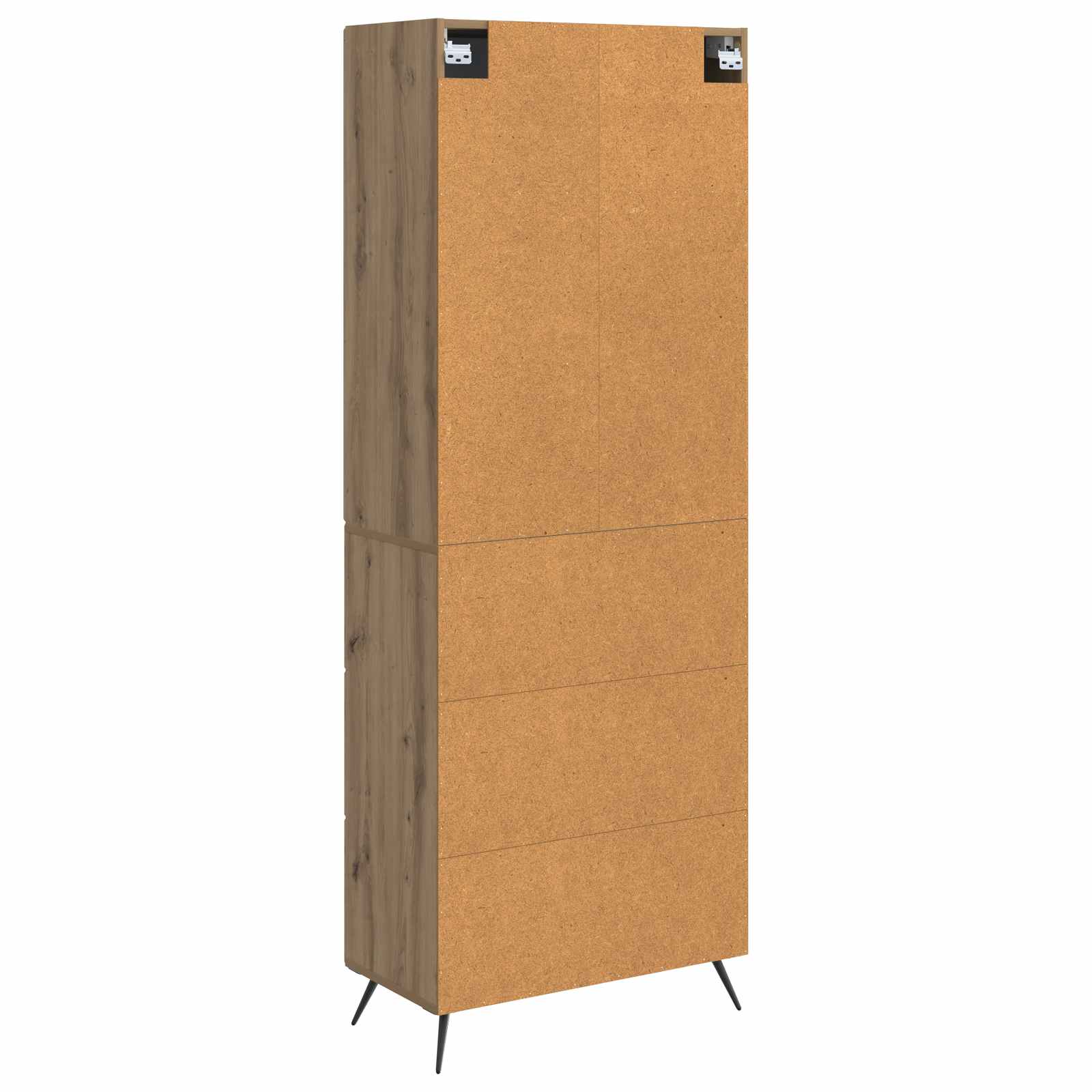 Schrankset 2 pcs Artisan-Eiche 66 x 34,5 x 90 cm Holzwerkstoff