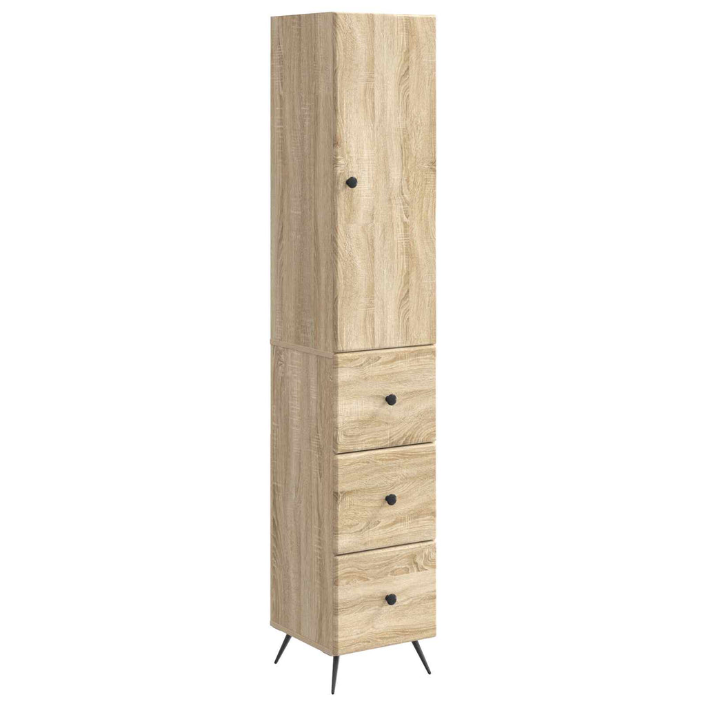 Schrankset 2 pcs Sonoma-Eiche 34,5 x 34,5 x 90 cm Holzwerkstoff