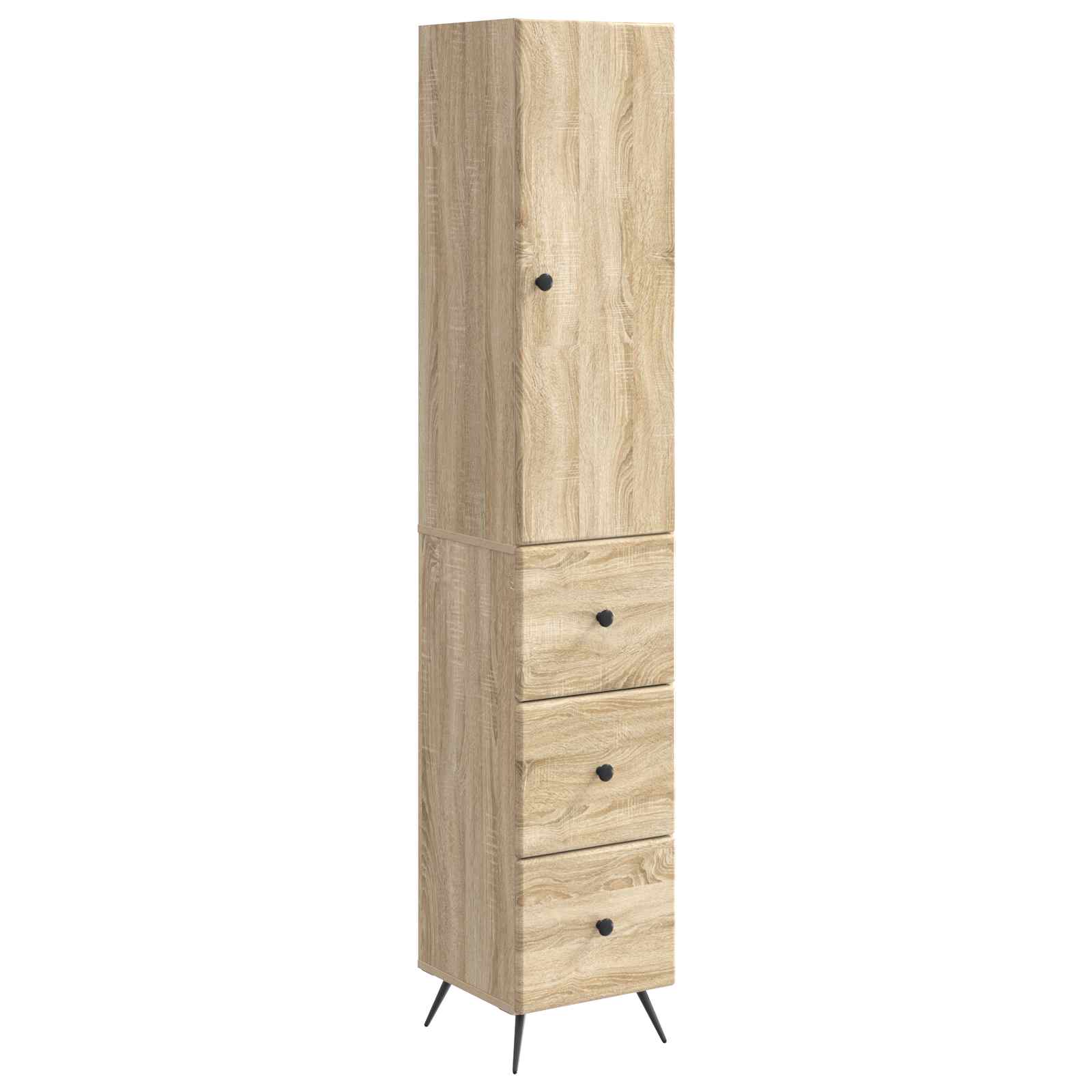 Schrankset 2 pcs Sonoma-Eiche 34,5 x 34,5 x 90 cm Holzwerkstoff