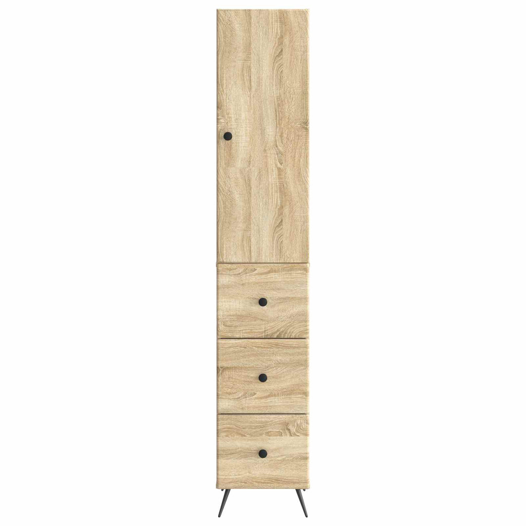 Schrankset 2 pcs Sonoma-Eiche 34,5 x 34,5 x 90 cm Holzwerkstoff
