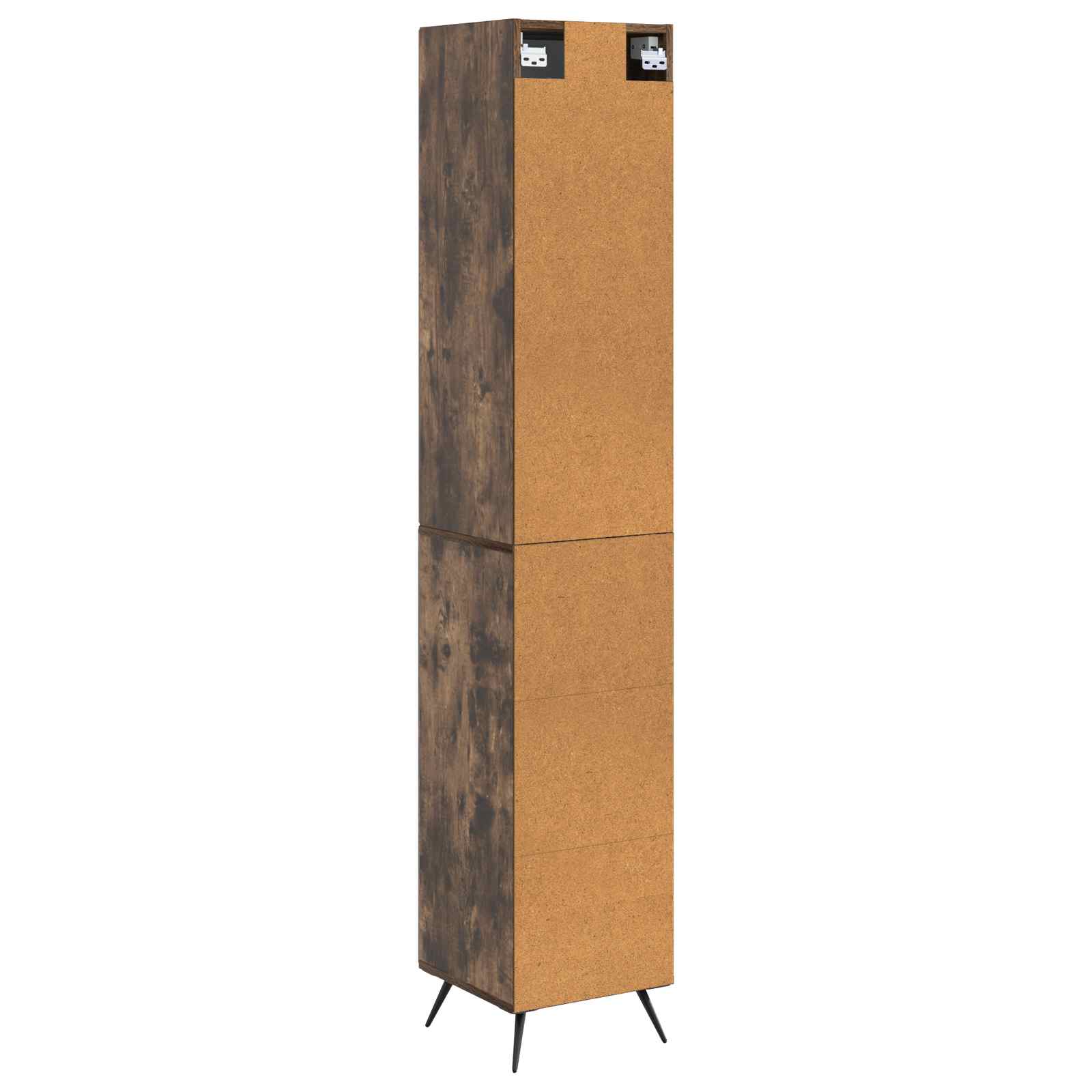 Schrankset 2 pcs Geräucherte Eiche 34,5 x 34,5 x 90 cm