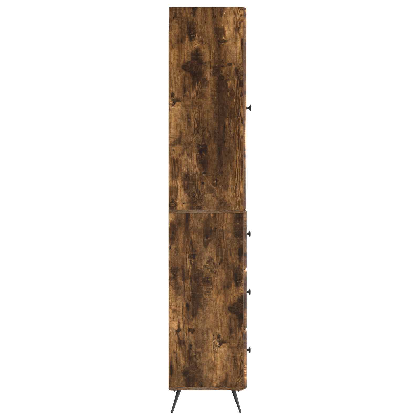 Schrankset 2 pcs Geräucherte Eiche 34,5 x 34,5 x 90 cm