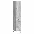 Schrankset 2 pcs Grau Sonoma 34,5 x 34,5 x 90 cm Holzwerkstoff