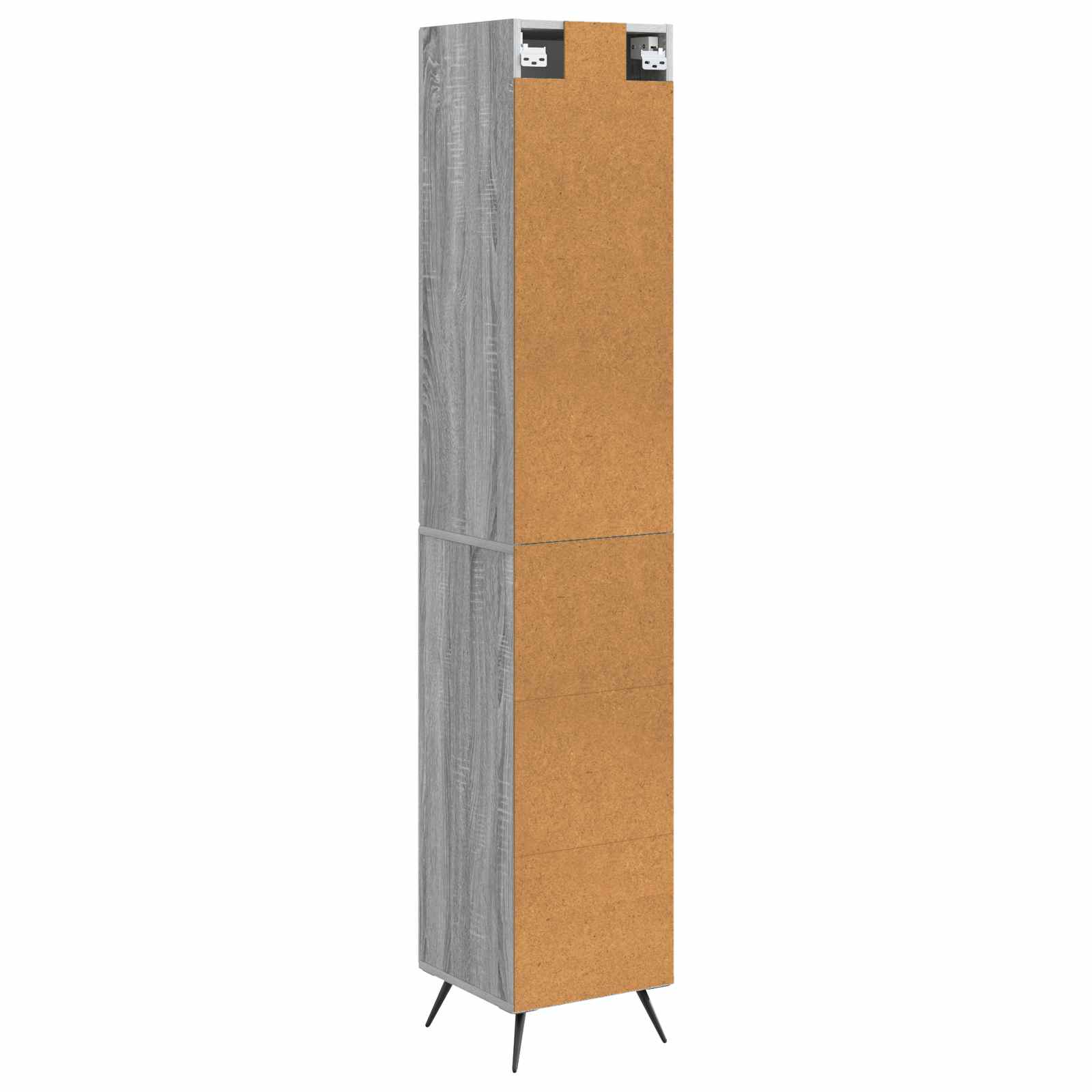 Schrankset 2 pcs Grau Sonoma 34,5 x 34,5 x 90 cm Holzwerkstoff