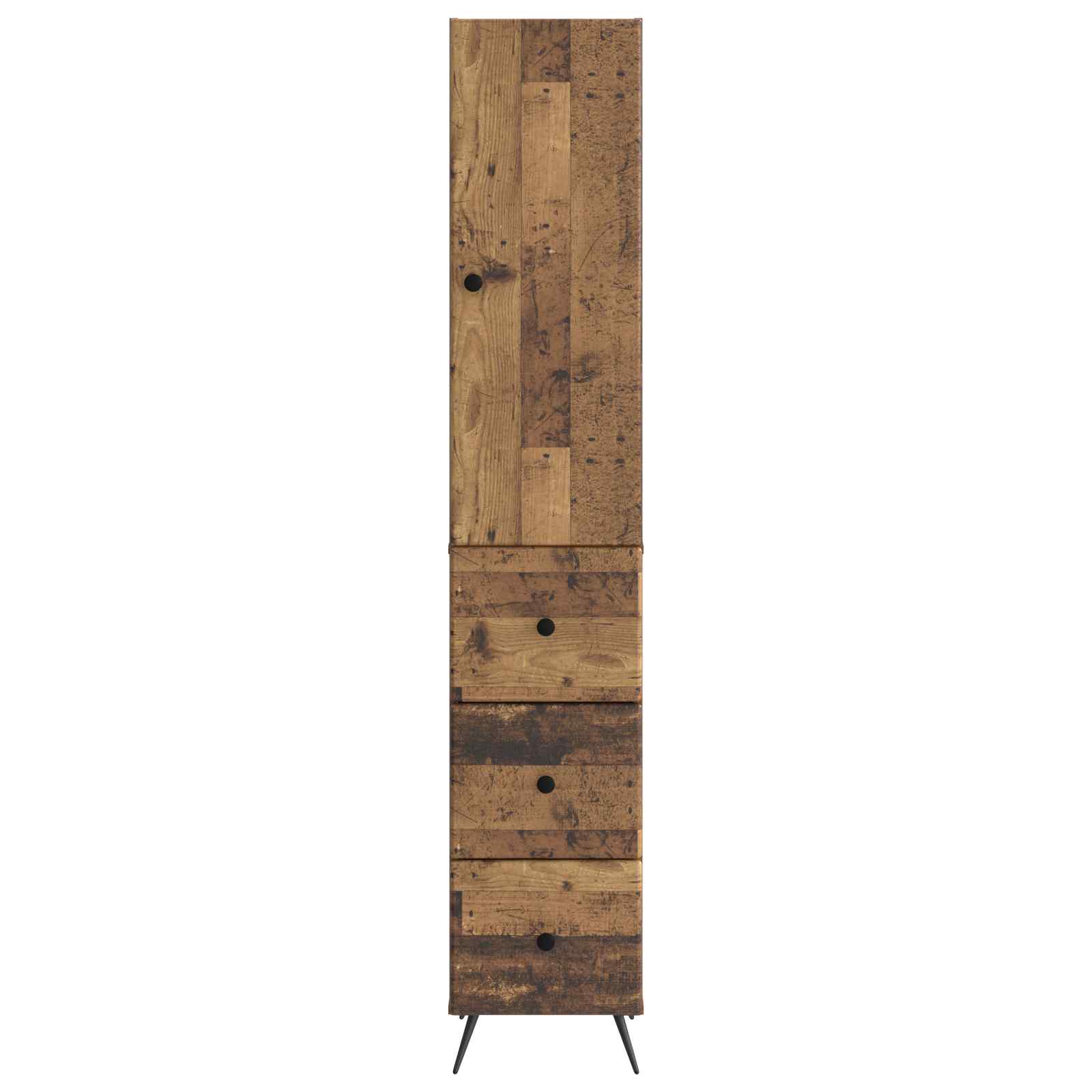 Schrankset 2 pcs Altholz 34,5 x 34,5 x 90 cm Holzwerkstoff