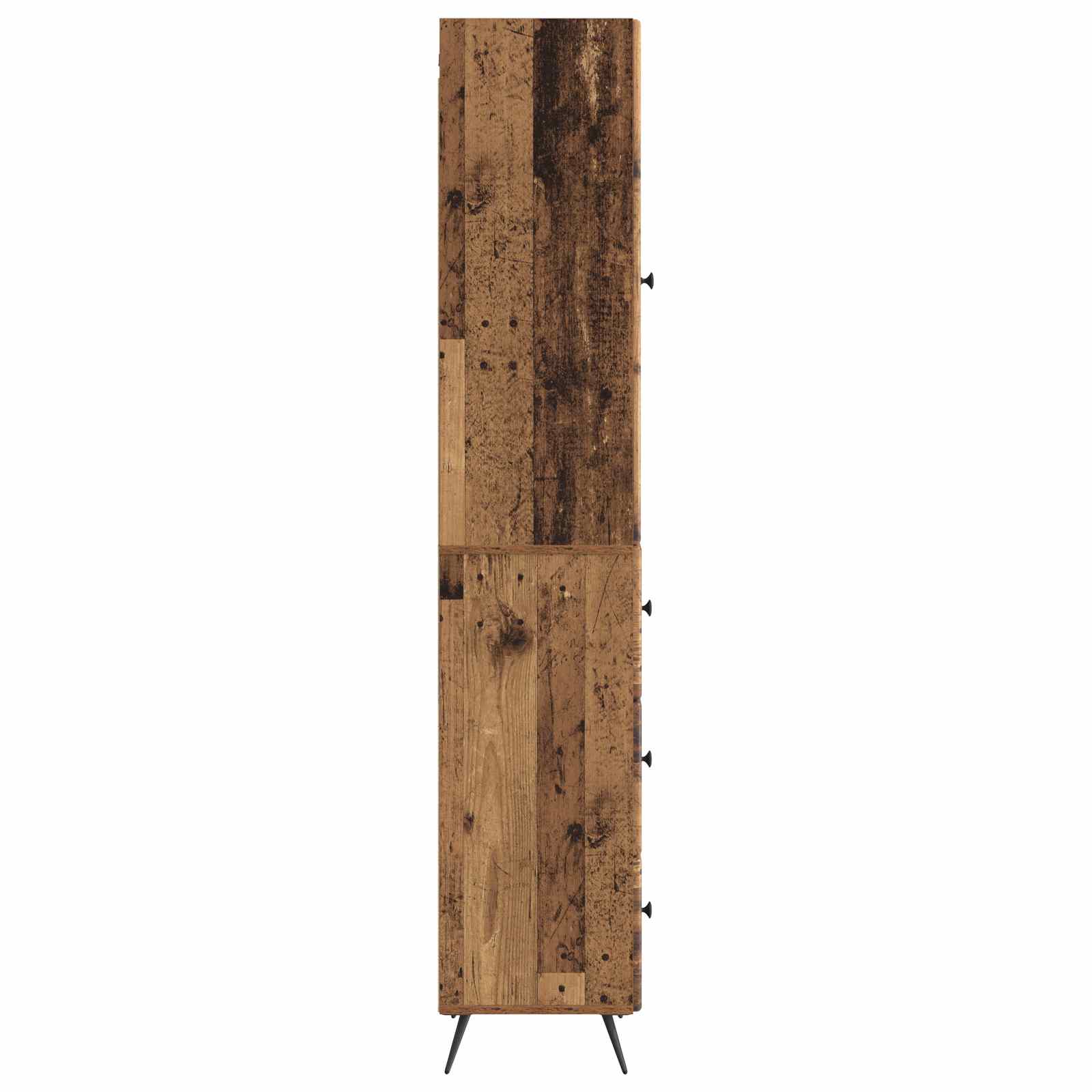 Schrankset 2 pcs Altholz 34,5 x 34,5 x 90 cm Holzwerkstoff