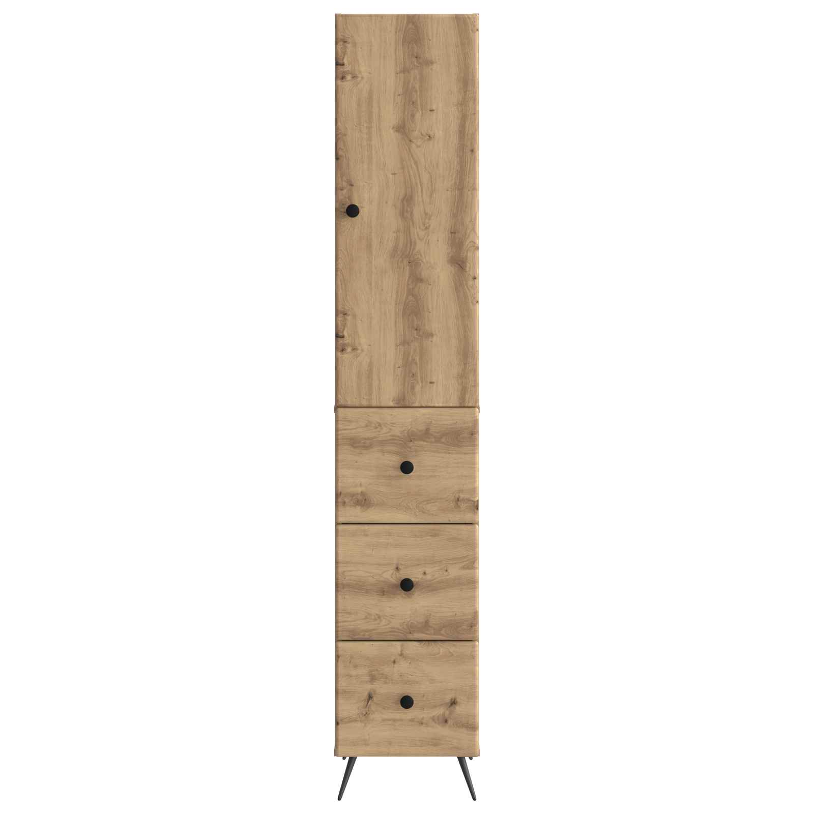 Schrankset 2 pcs Artisan-Eiche 34,5 x 34,5 x 90 cm