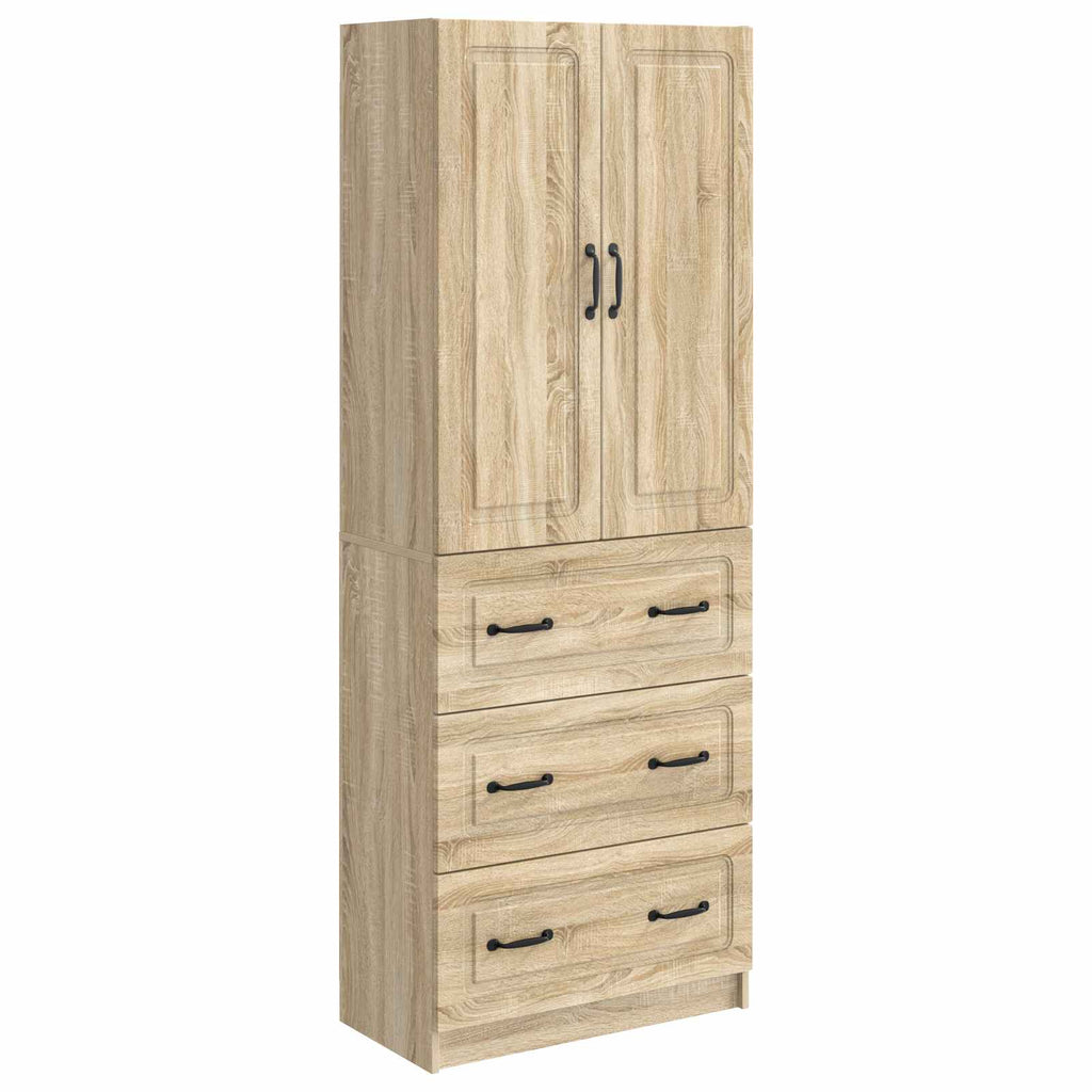 Schrankset 2 pcs Sonoma-Eiche 66 x 34,5 x 87 cm Holzwerkstoff
