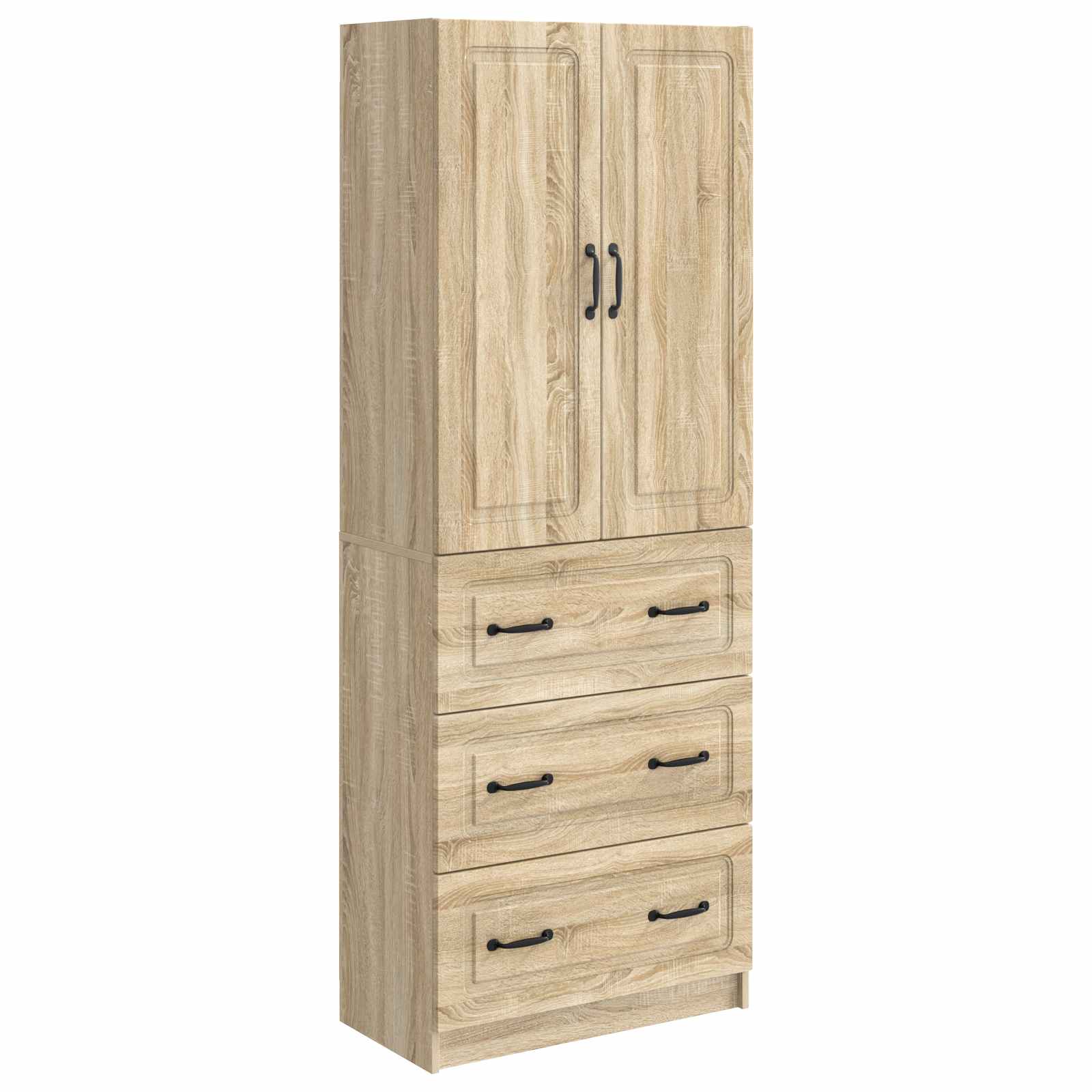 Schrankset 2 pcs Sonoma-Eiche 66 x 34,5 x 87 cm Holzwerkstoff