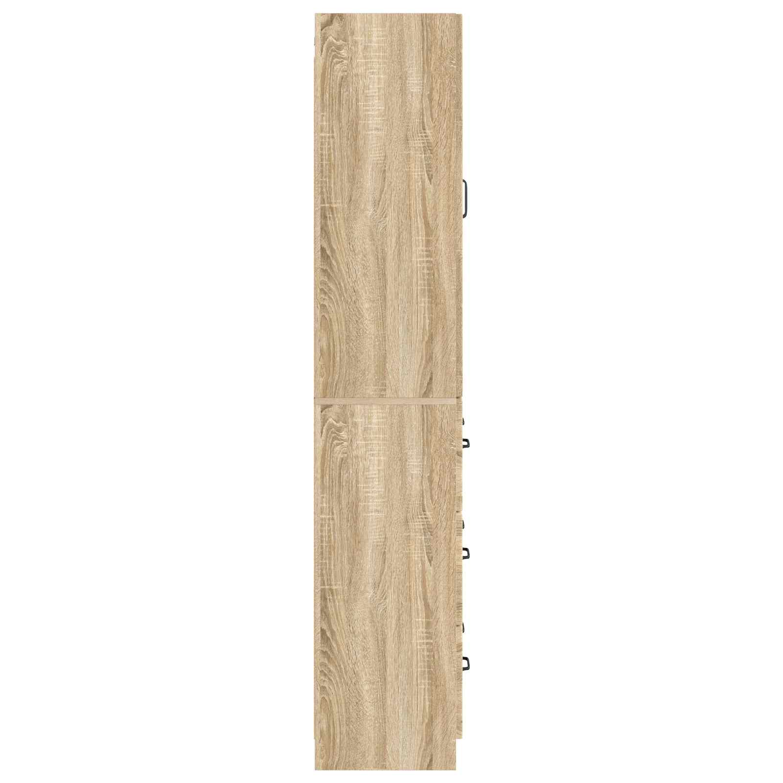 Schrankset 2 pcs Sonoma-Eiche 66 x 34,5 x 87 cm Holzwerkstoff