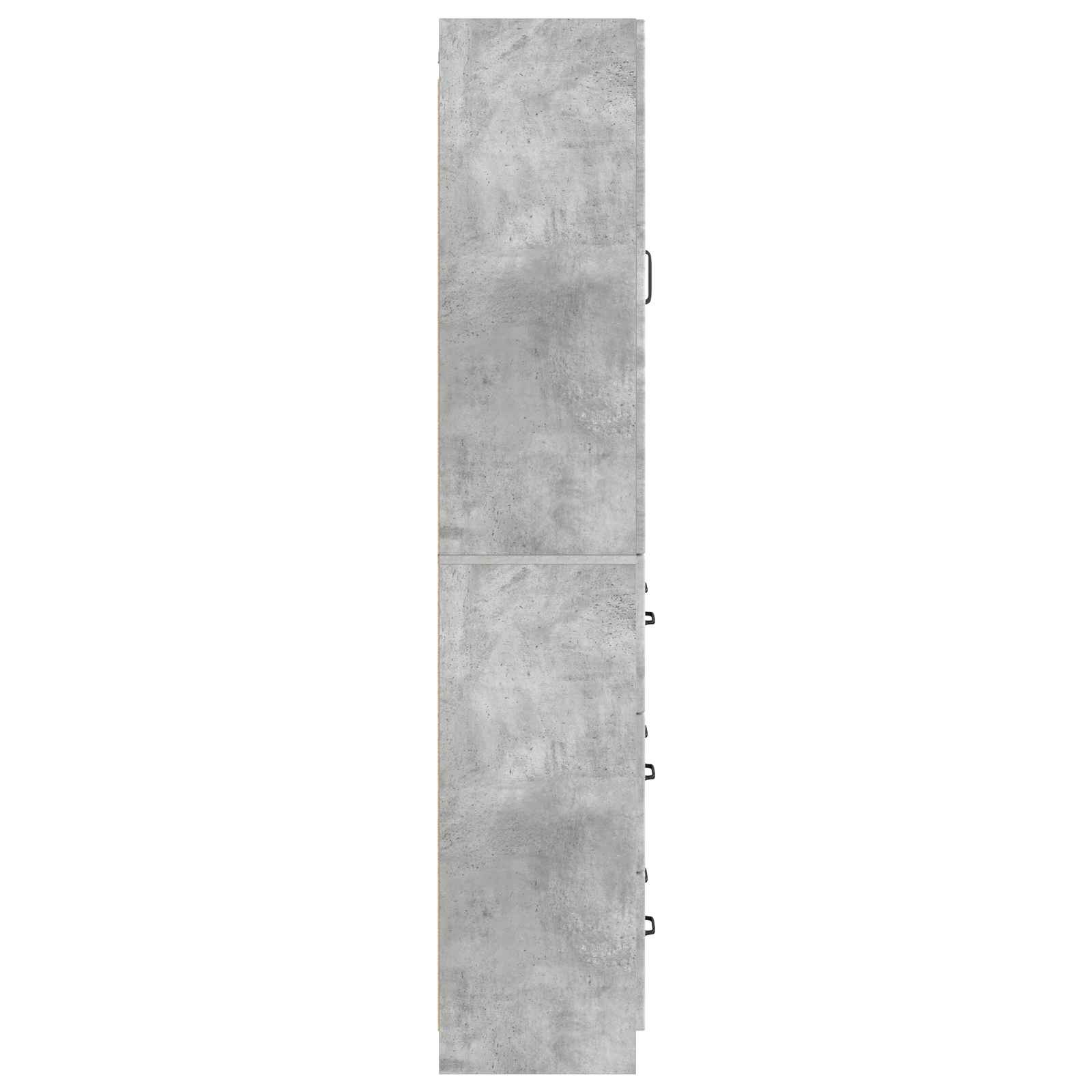 Schrankset 2 pcs Betongrau 66 x 34,5 x 87 cm Holzwerkstoff