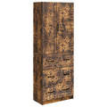 Schrankset 2 pcs Geräucherte Eiche 66 x 34,5 x 87 cm